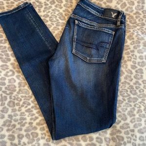 American eagle Super Low Rise Jeggings Sz 12 XLong